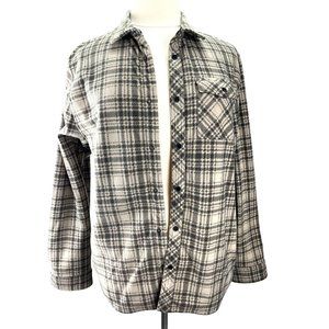 O’Neill Plaid Superfleece Flannel Button Down Shirt, Men’s Size X-Large Standard